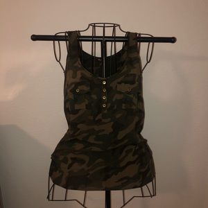 Guess Camouflage Tank